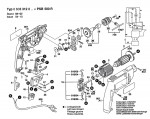 Bosch 0 603 312 803 Psb 500 R Percussion Drill 230 V / Eu Spare Parts